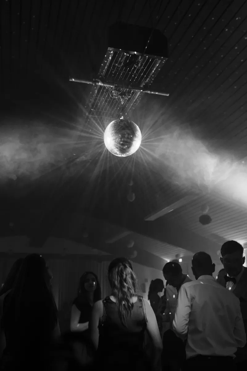 Lichttechniker bei der Arbeit